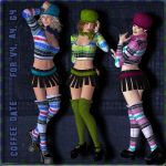 Coffee Date - conforming outfit for V4,A4,G4 Coffee Date - conforming outfit for V4,A4,G4