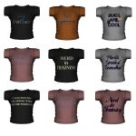 Sickle Teeny Tee Texture Add-On K4 Sickle Teeny Tee Texture Add-On K4
