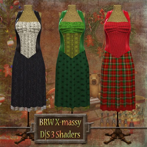 BRW Daz|Studio X-mas Shaders