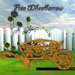 Wheelbarrow for garden