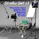 Studio Set #1-Poser Studio Set #1-Poser
