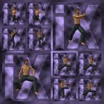 Ixdon: James Martial Arts Poses 1