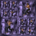 Ixdon: James Martial Arts Poses 2