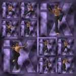 Ixdon: James Martial Arts Poses 3