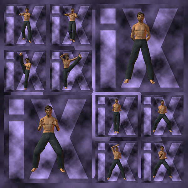 Ixdon: James Mok-Gar Single Poses