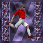 Ixdon: Michael 3, David Soccer Poses 1