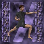 Ixdon: David, M3 Martial Arts Poses 1