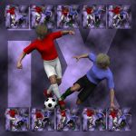 Ixdon: Soccer Duo Poses 3