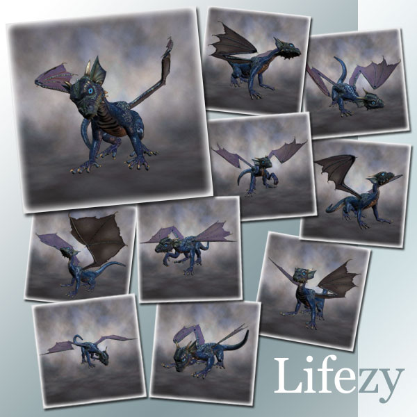 Lifezy: Poses of Hatchling: Pack #1