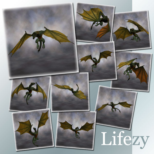 Lifezy: Poses of Wyvern2: Pack #3