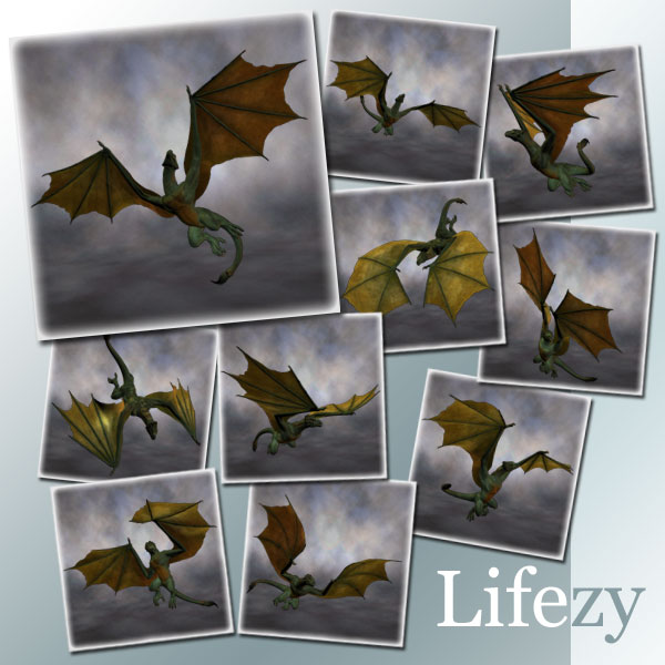 Lifezy: Poses of Wyvern2: Pack #4