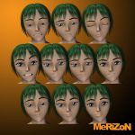 MRZ: Hiro Character & Expression Faces Bundle