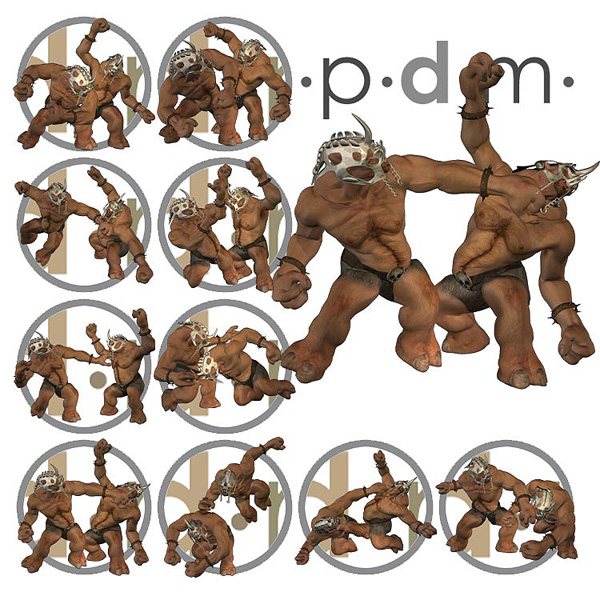 Pdm: Troll Comic Action Poses 1
