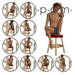 Pdm: Luke Bar Stool Poses