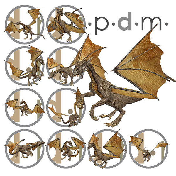 Pdm: Millennium Dragon Poses 1