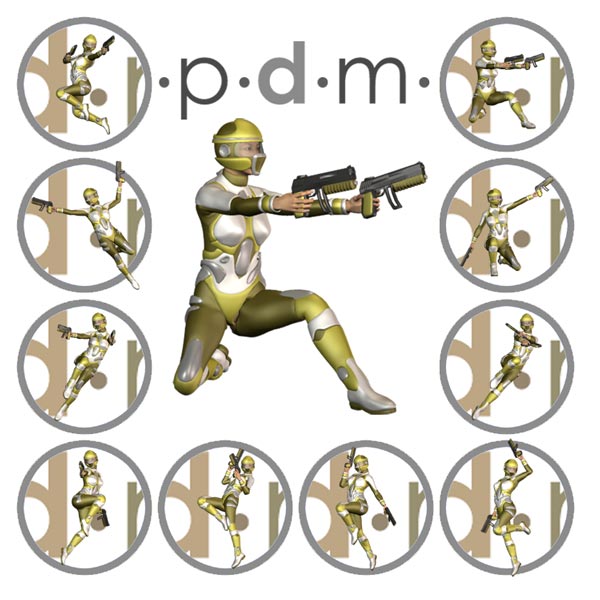 PDM: Miki 2 Action Poses 1