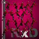 RxD: David/Michael 3 Action Poses 1