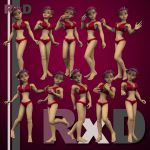 RxD: The Girl Fashion Poses 1