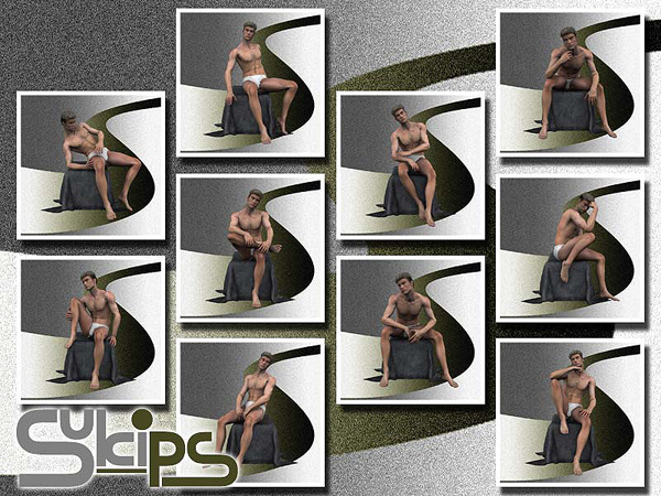 SuKips: M3 Drape Throne Poses