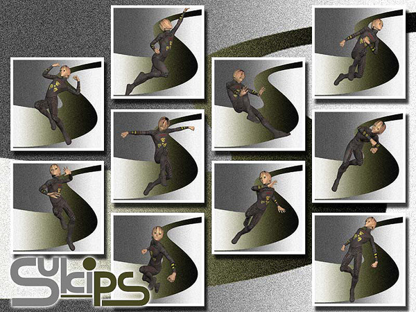 SuKips: Action poses of Hiro 2