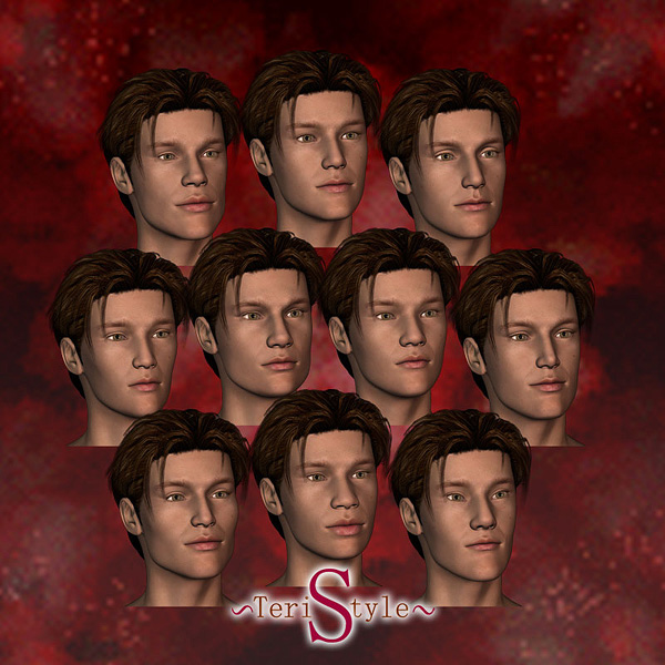 Teris: David Character Faces: Volume 1