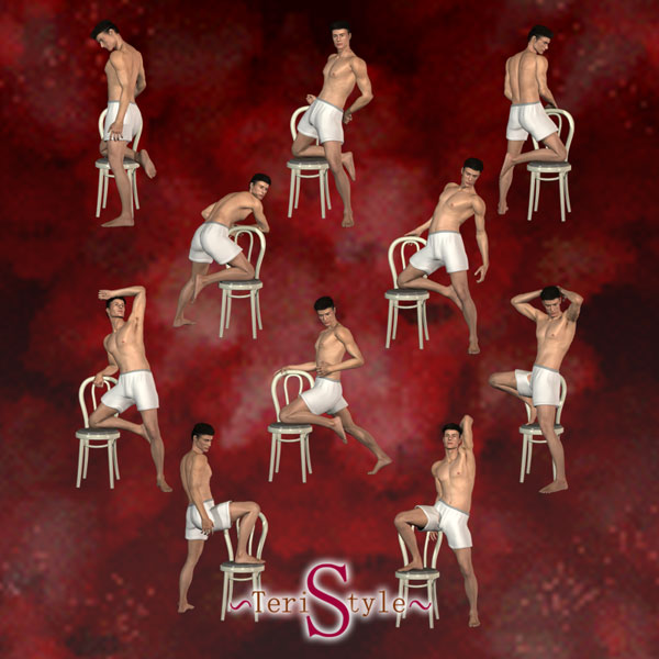 Teris: Michael3 Chair and Poses 4