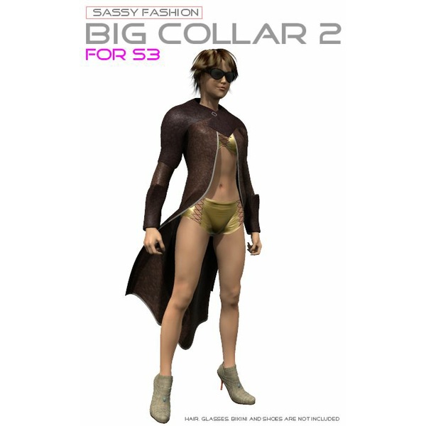 Big Collar 2: Sassy Fashion Trench Coat for SP3