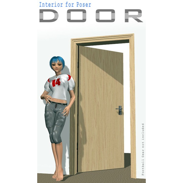 Interior: Door for Poser