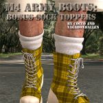 Sock Toppers for M4 Army Boots